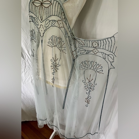 Free People beaded embellished slip dress, M - Picture 9 of 15